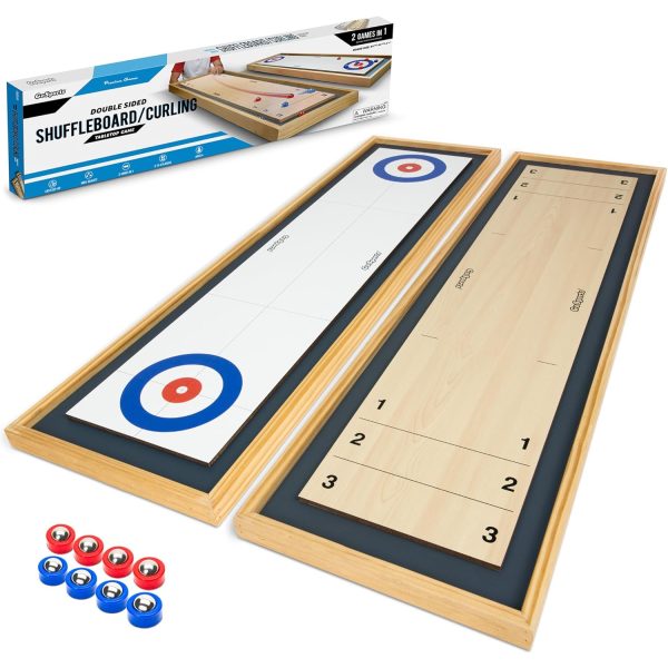 Tabletop Shuffleboard and Curling
